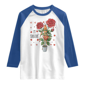 Marcus The Worm Valentine Meme Raglan Shirt I Am Senstive TS14 White Royal Print Your Wear