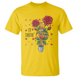 Marcus The Worm Valentine Meme T Shirt I Am Senstive TS14 Daisy Print Your Wear