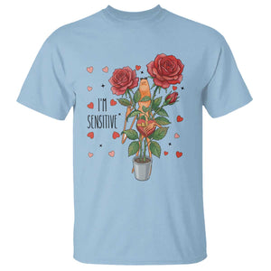Marcus The Worm Valentine Meme T Shirt I Am Senstive TS14 Light Blue Print Your Wear