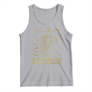 Funny Burnt Peanut Tank Top Live by The Goop Die by The Goop TS14 Athletic Heather Print Your Wear