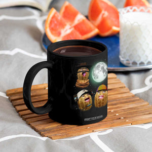 Funny Burnt Peanut Howling at the Moon Coffee Mug TS14 Print Your Wear