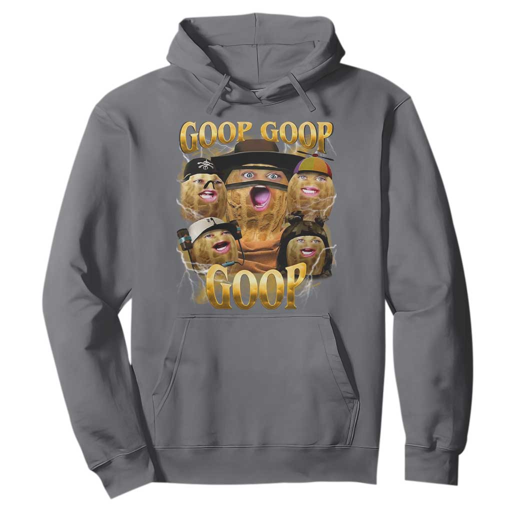 Funny Burnt Peanut Goop Hoodie Bungulato 90s Bootleg TS14 Charcoal Print Your Wear