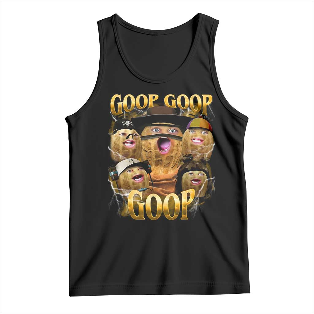 Funny Burnt Peanut Goop Tank Top Bungulato 90s Bootleg TS14 Black Print Your Wear