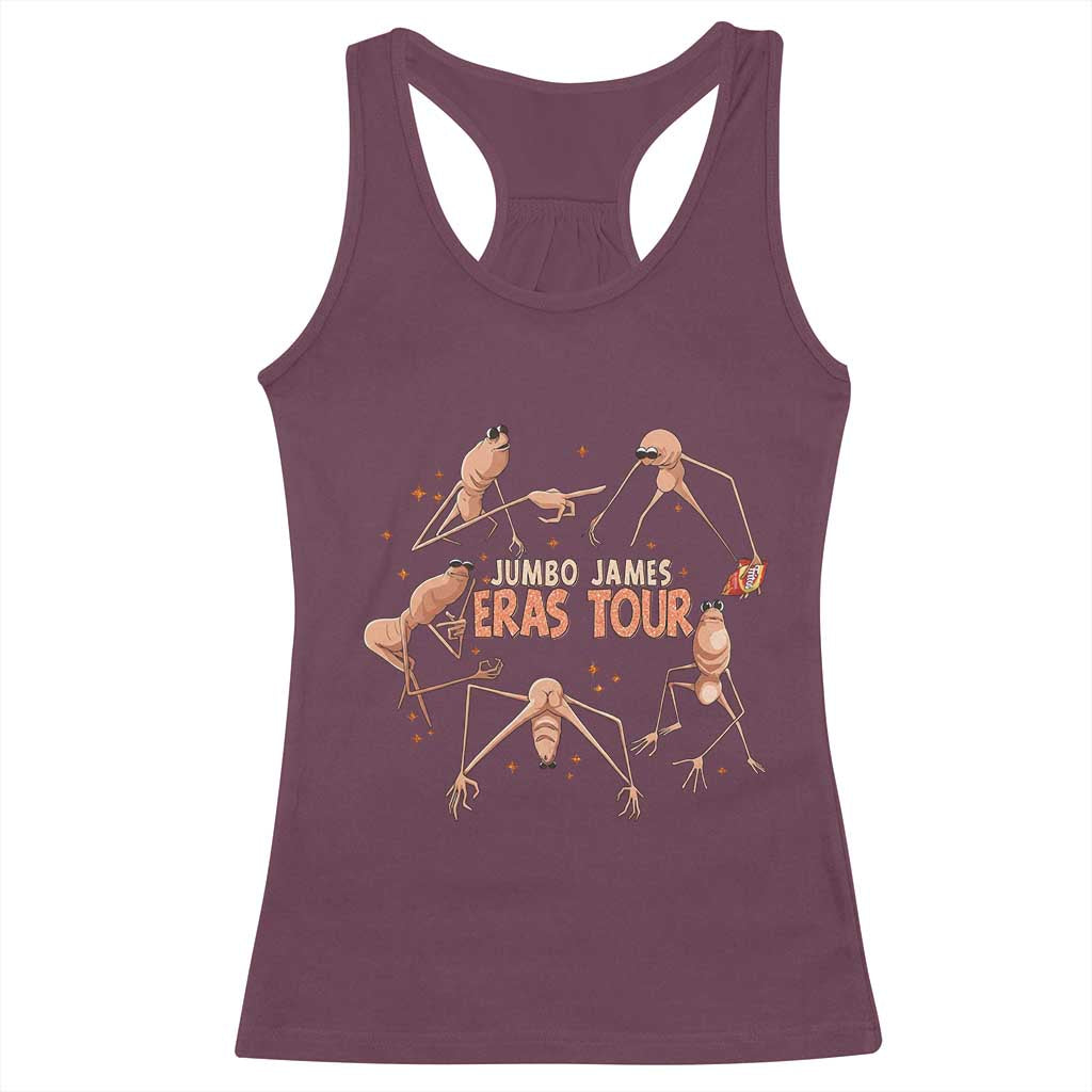 Marcus The Worm Meme Racerback Tank Top Jumbo James Eras Tour TS14 Maroon Print Your Wear