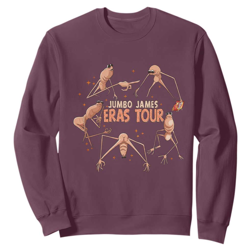Marcus The Worm Meme Sweatshirt Jumbo James Eras Tour TS14 Maroon Print Your Wear
