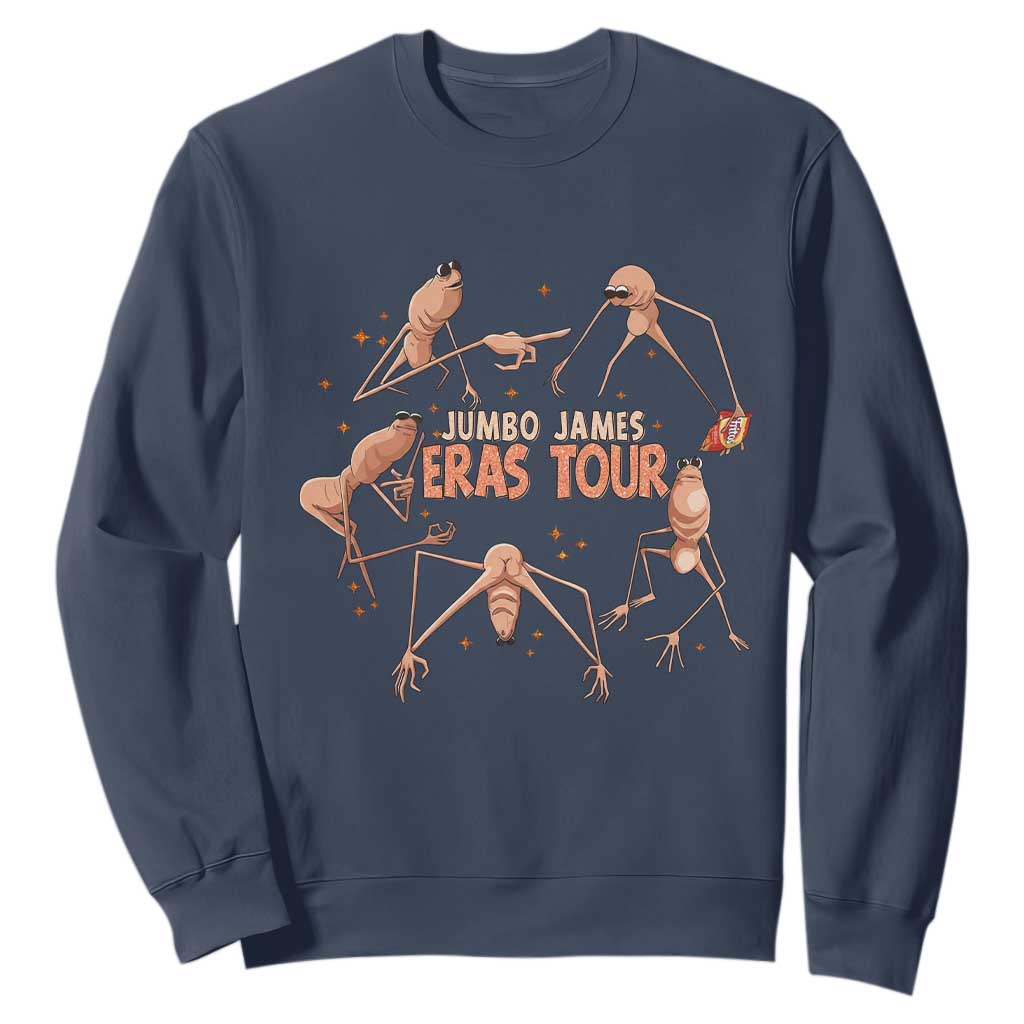 Marcus The Worm Meme Sweatshirt Jumbo James Eras Tour TS14 Navy Print Your Wear