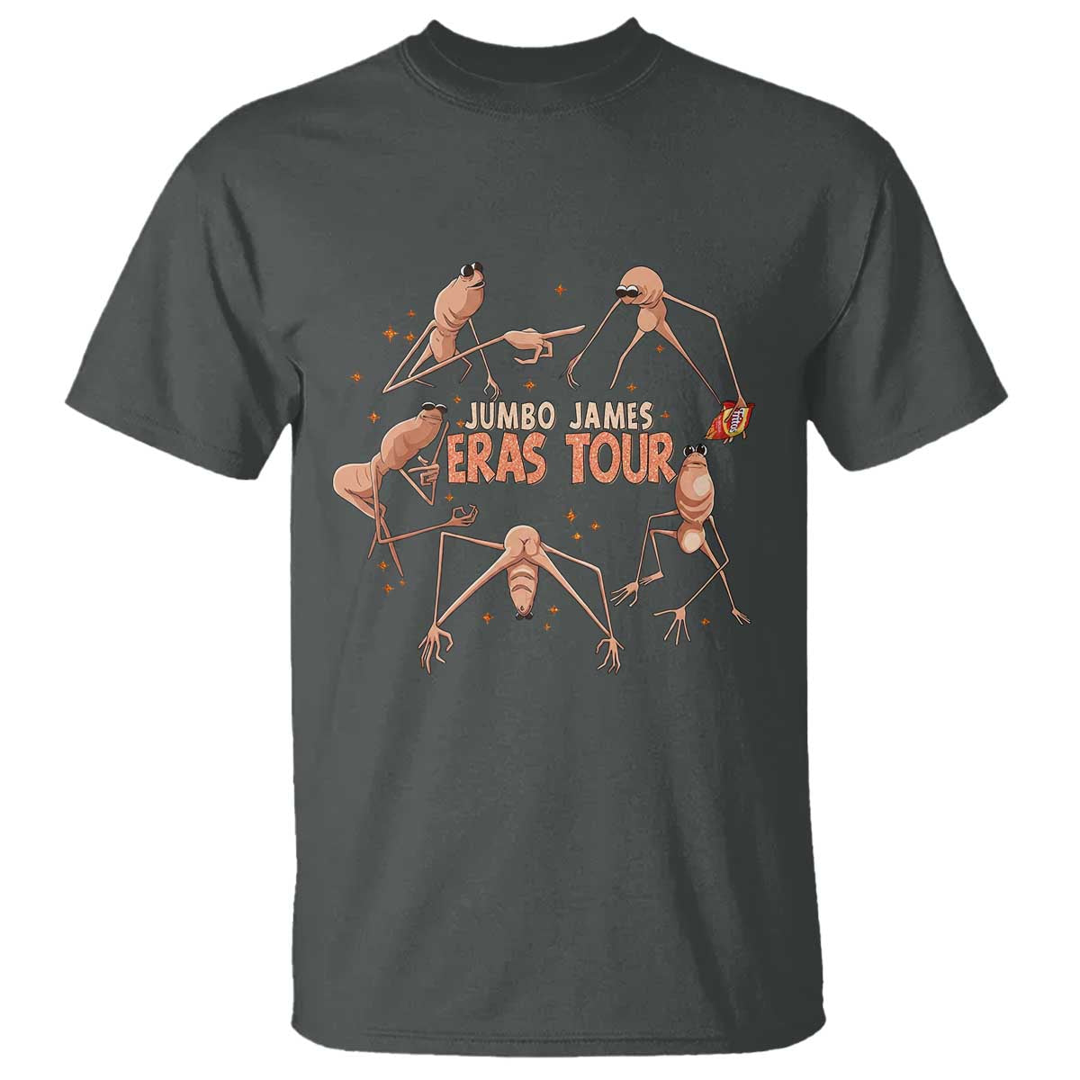 Marcus The Worm Meme T Shirt Jumbo James Eras Tour TS14 Dark Heather Print Your Wear