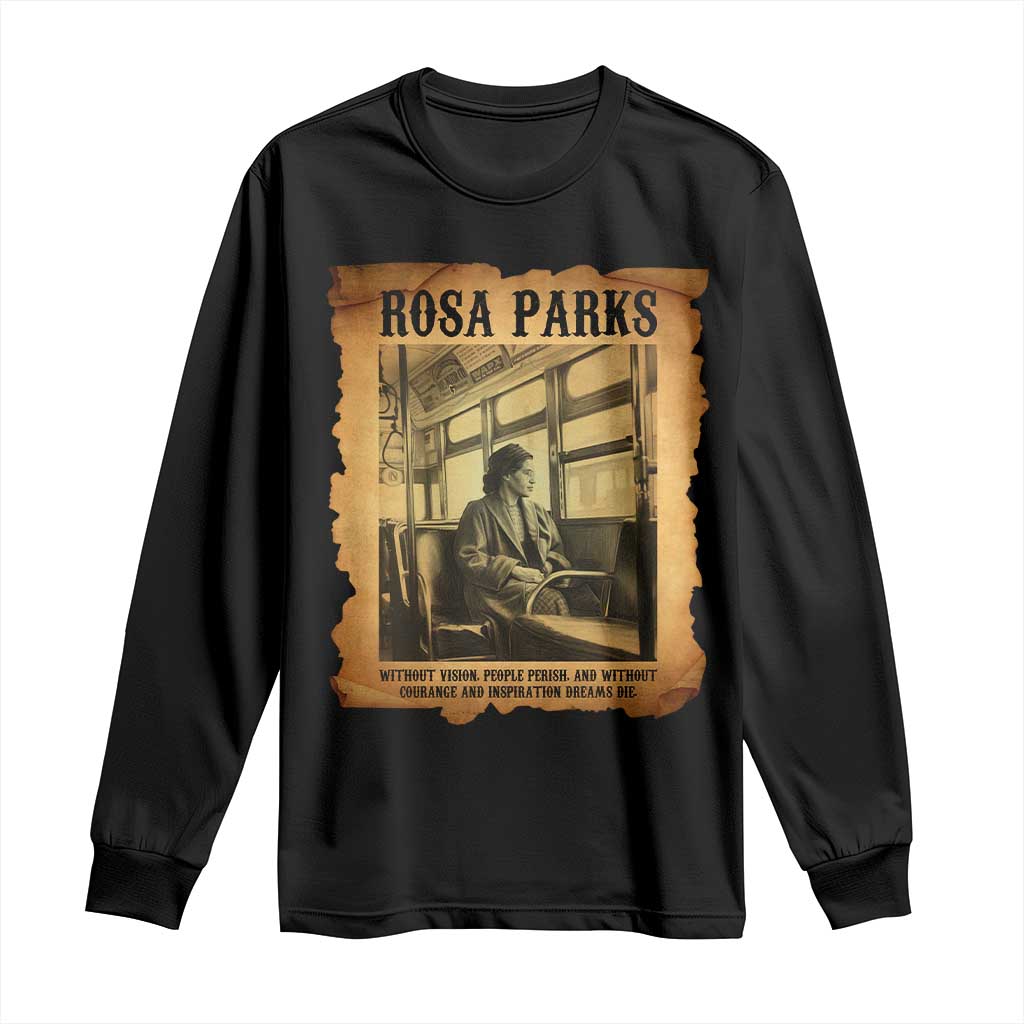 Rosa Parks Quote Long Sleeve Shirt Black Movement Protest TS14 Black Print Your Wear
