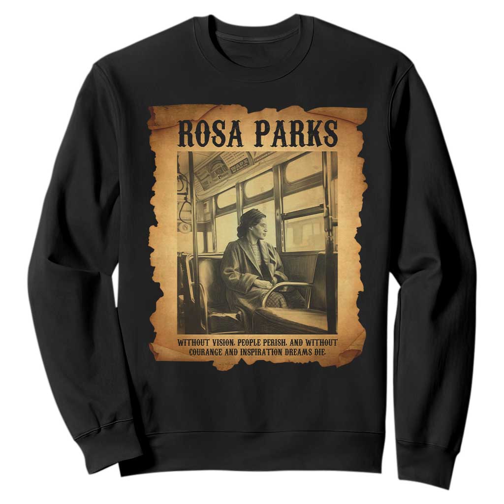 Rosa Parks Quote Sweatshirt Black Movement Protest TS14 Black Print Your Wear