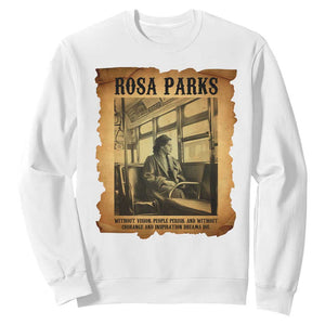 Rosa Parks Quote Sweatshirt Black Movement Protest TS14 White Print Your Wear