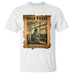 Rosa Parks Quote T Shirt Black Movement Protest TS14 White Print Your Wear