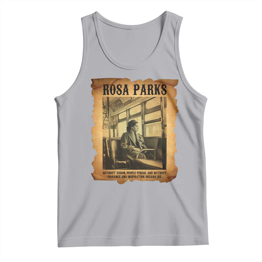 Rosa Parks Quote Tank Top Black Movement Protest TS14 Athletic Heather Print Your Wear