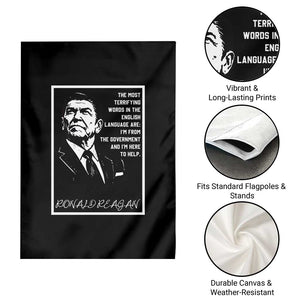 Ronald Reagan Quote Garden Flag American Flag US President TS14 Print Your Wear