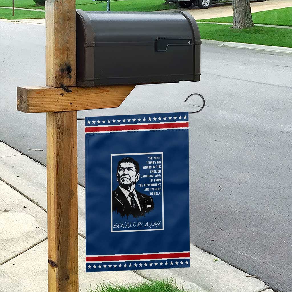 Ronald Reagan Quote Garden Flag American Flag US President TS14 Classic Blue Red Print Your Wear