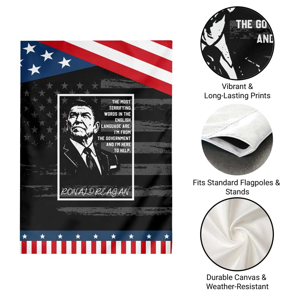 Ronald Reagan Quote Garden Flag American Flag US President TS14 Print Your Wear