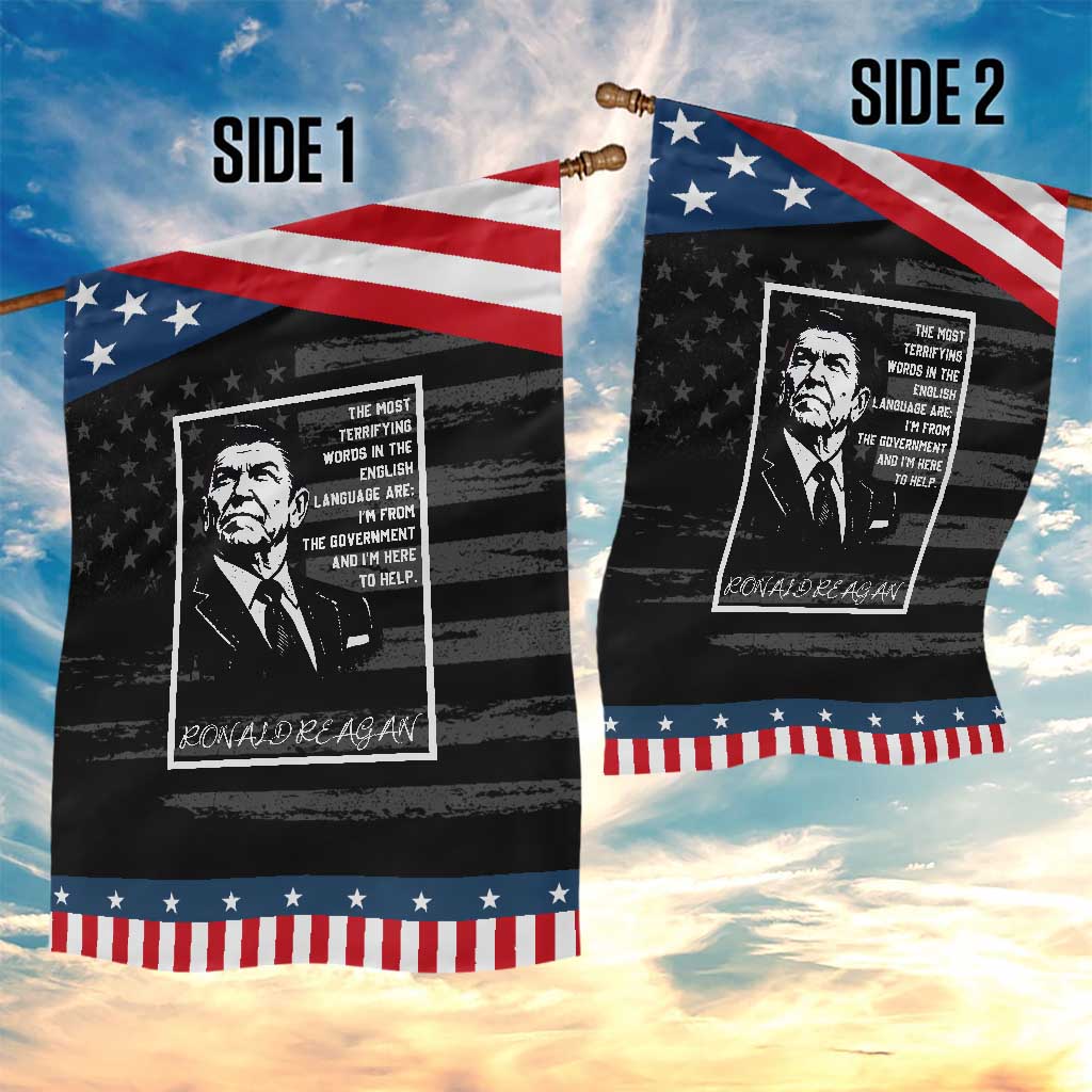 Ronald Reagan Quote Garden Flag American Flag US President TS14 Print Your Wear