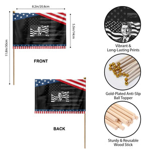 Ronald Reagan America Flag US President Patriotic Handheld Flag TS14 Print Your Wear