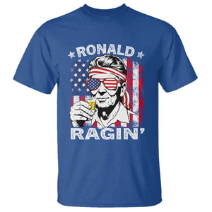 Ronald Reagan T Shirt 4th of July America Flag Beer TS14 Royal Blue Print Your Wear