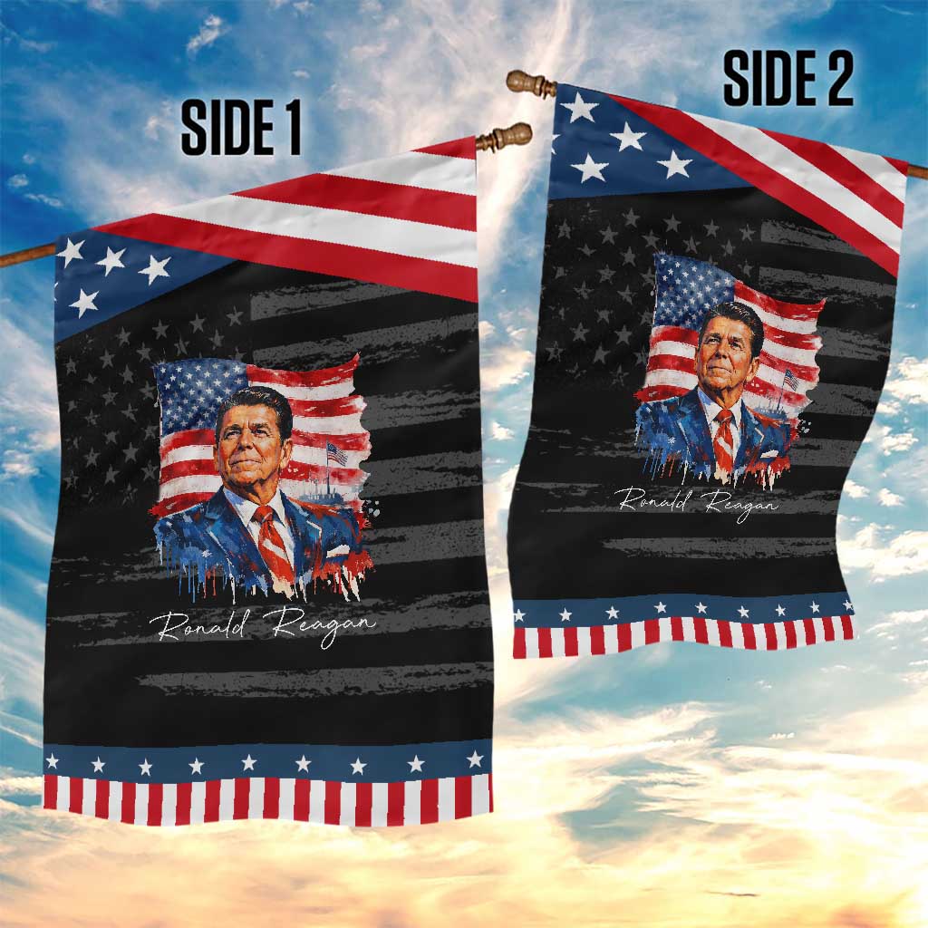 Ronald Reagan Patriotic American Flag President Garden Flag TS14 Print Your Wear