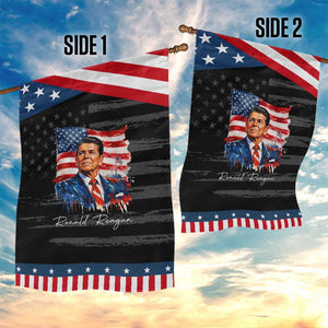 Ronald Reagan Patriotic American Flag President Garden Flag TS14 Print Your Wear