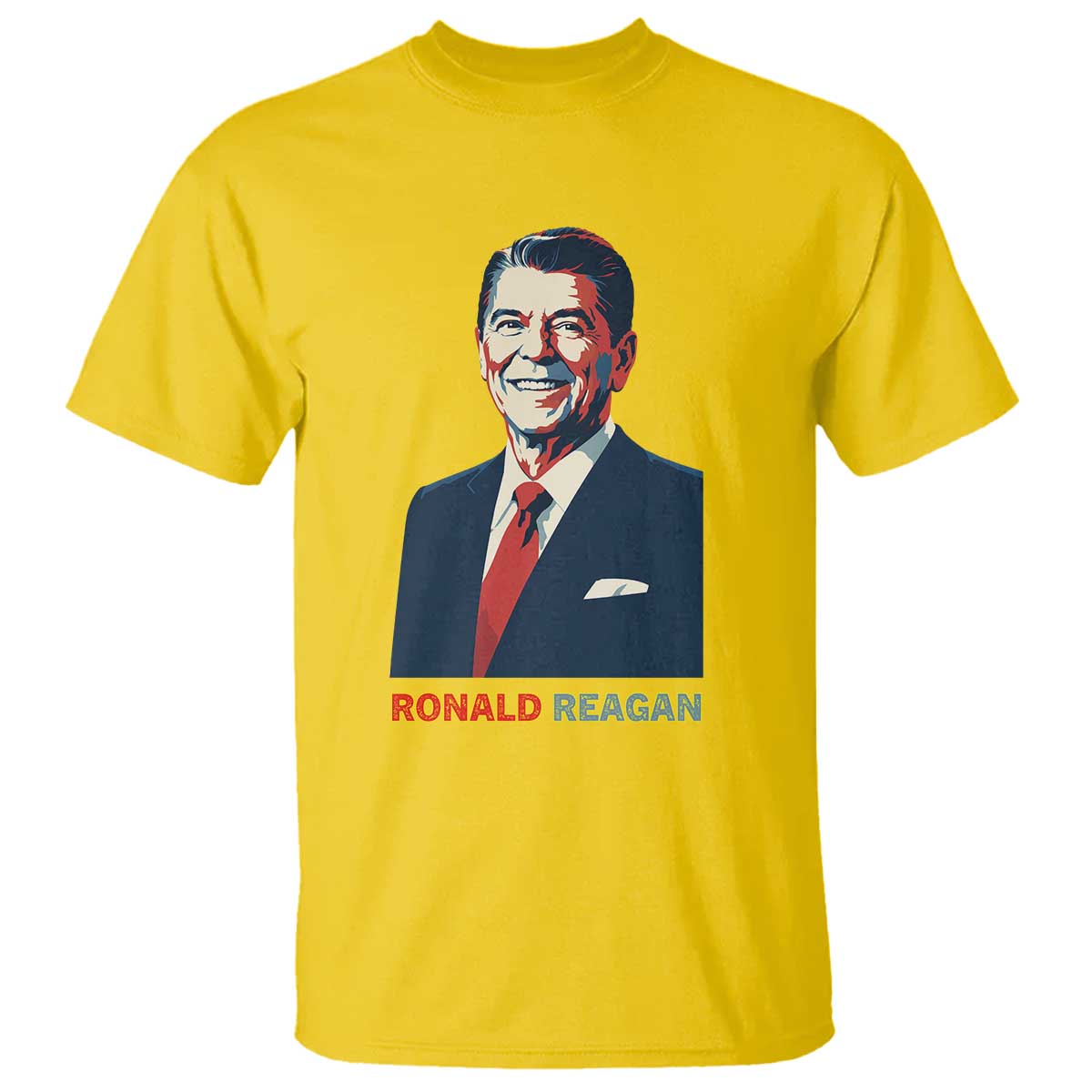 Ronald Reagan T Shirt American Flag US President TS14 Daisy Print Your Wear
