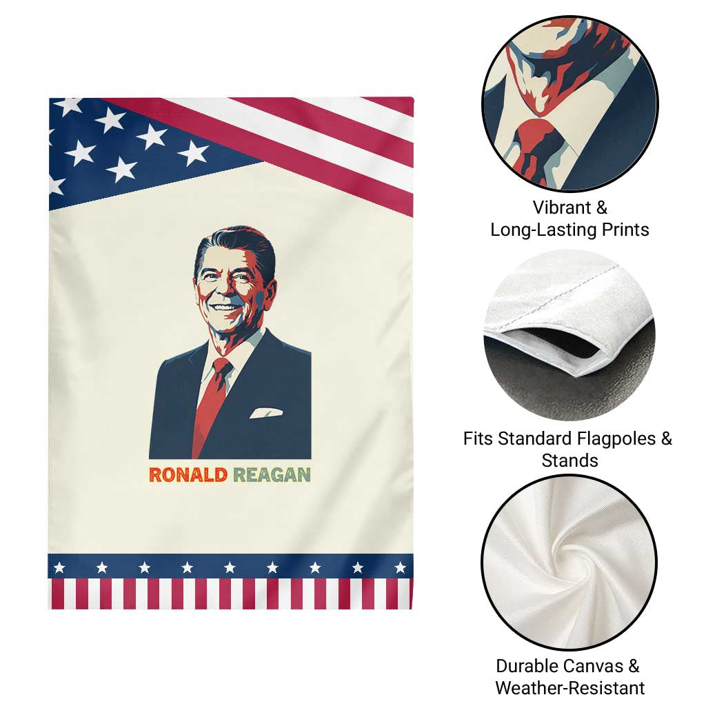 Ronald Reagan Garden Flag American Flag US President TS14 Print Your Wear