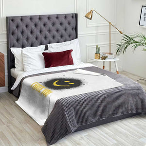 I Hate You Throw Blanket Funny Smile Face Emoticon Meme TS14 Print Your Wear