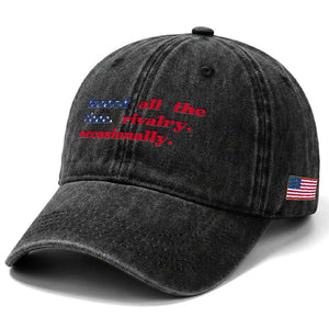 Heated All The Time Rivalry Occasionally Washed Cotton Baseball Cap Funny Quote Humor TS14 Print Your Wear