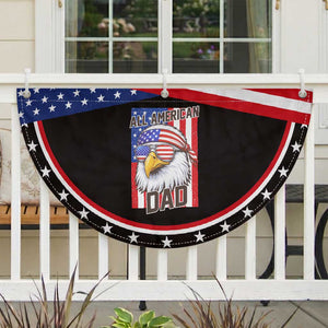 All American Dad 4th of July Patriotic Fan Flag Daddy Eagle USA TS14 2pcs pack Classic Black Print Your Wear