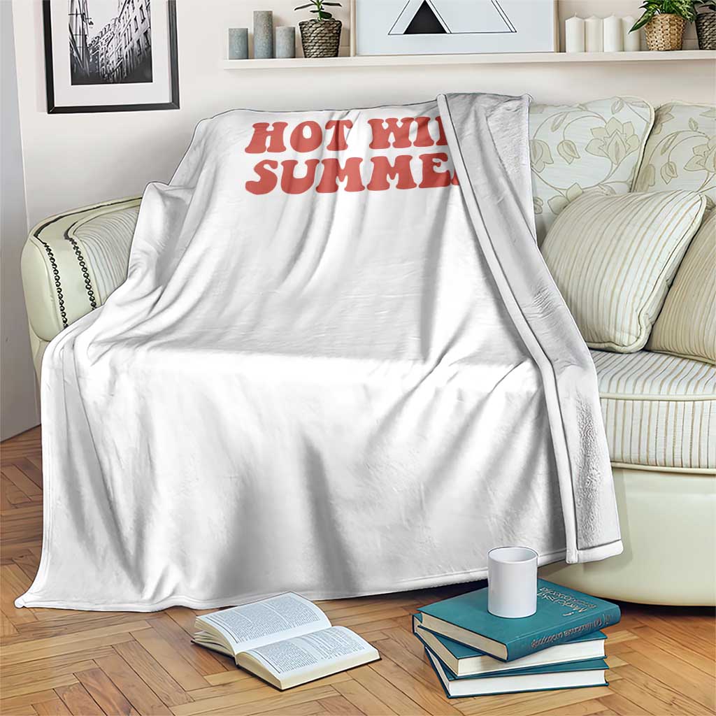 Hot Wife Summer Throw Blanket Funny Newlywed TS14 Print Your Wear