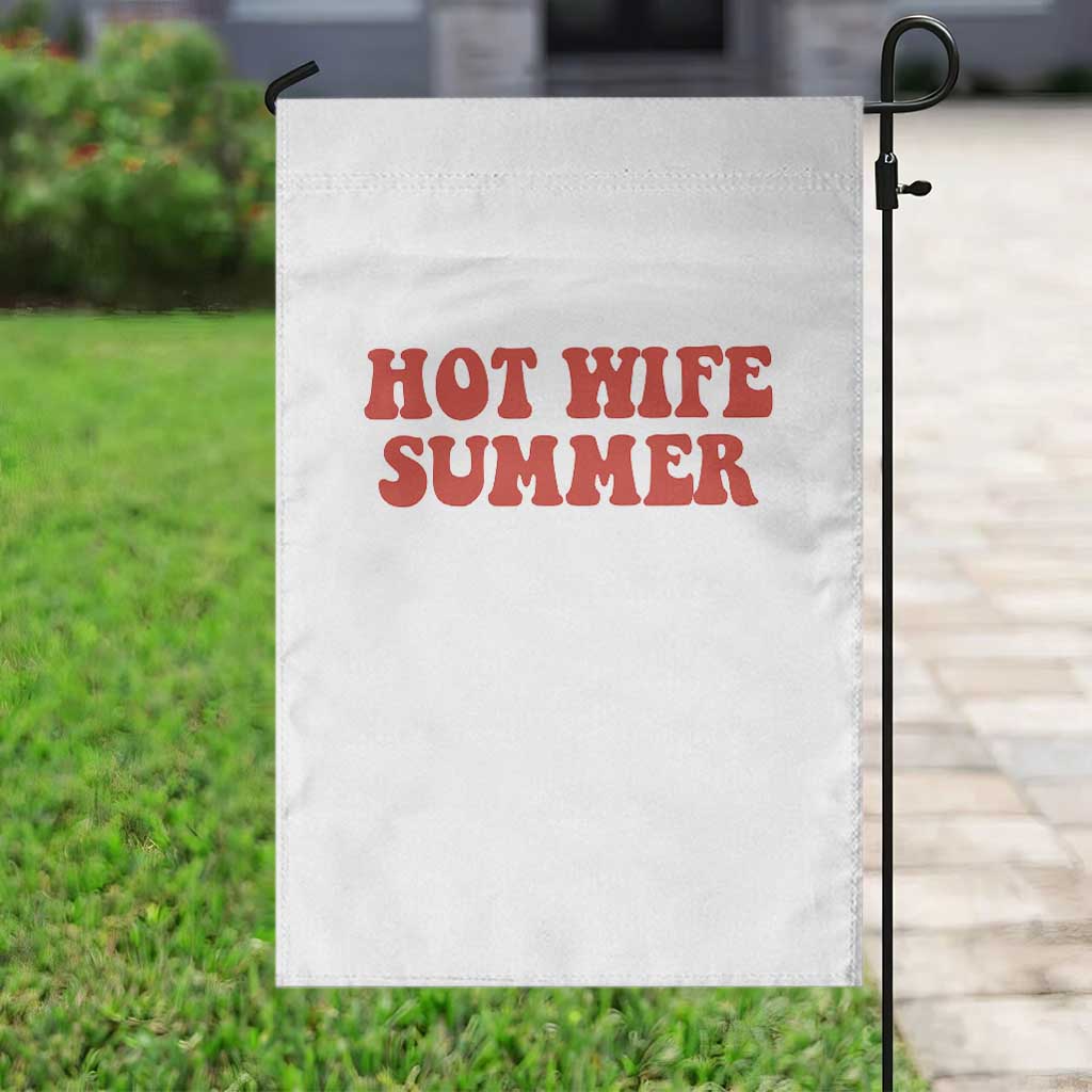 Hot Wife Summer Garden Flag Funny Newlywed TS14 Print Your Wear