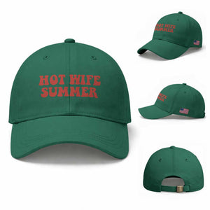 Hot Wife Summer Baseball Cap Funny Newlywed TS14 Baseball Cap Universal Fit Irish Green Print Your Wear