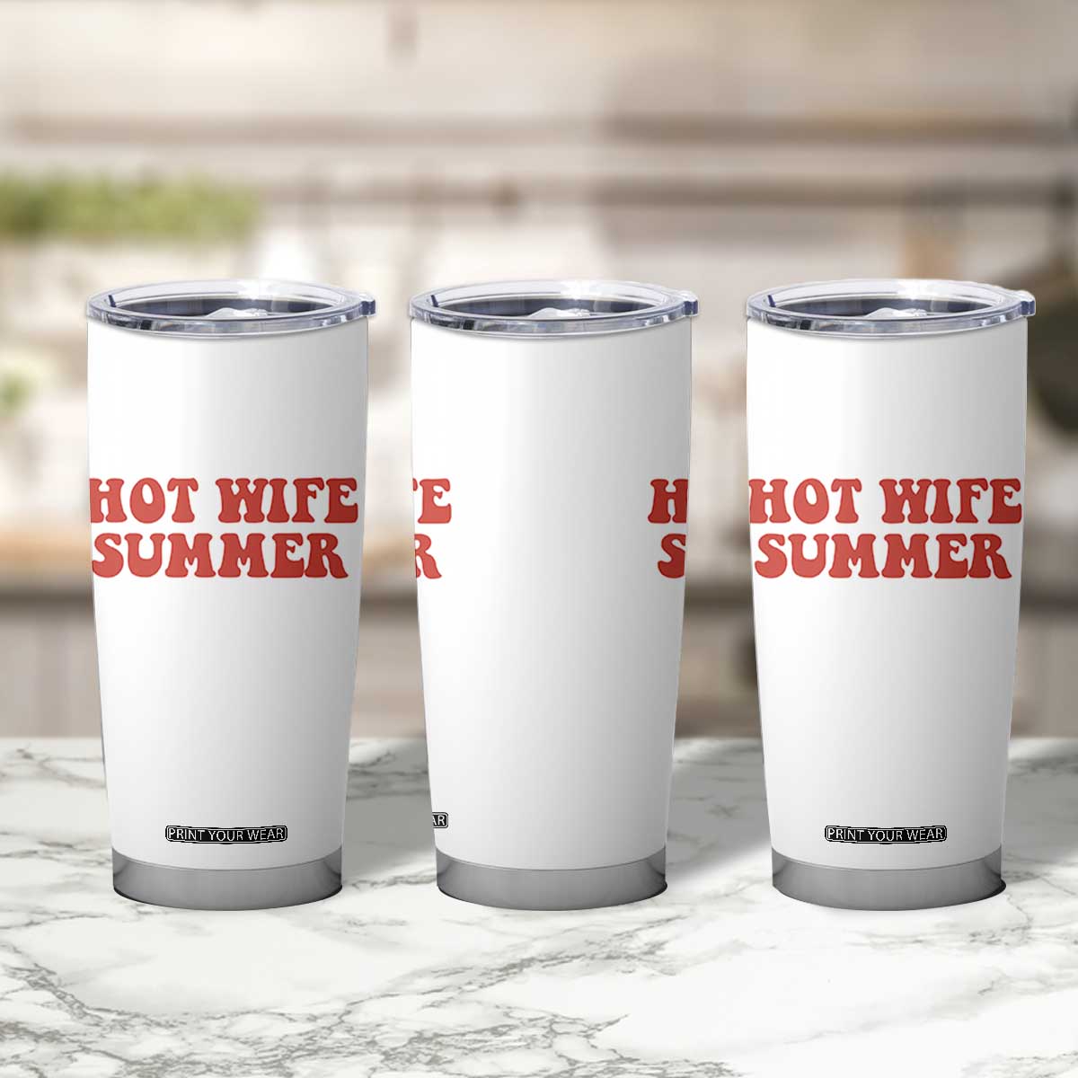 Hot Wife Summer Tumbler Cup Funny Newlywed TS14 Print Your Wear
