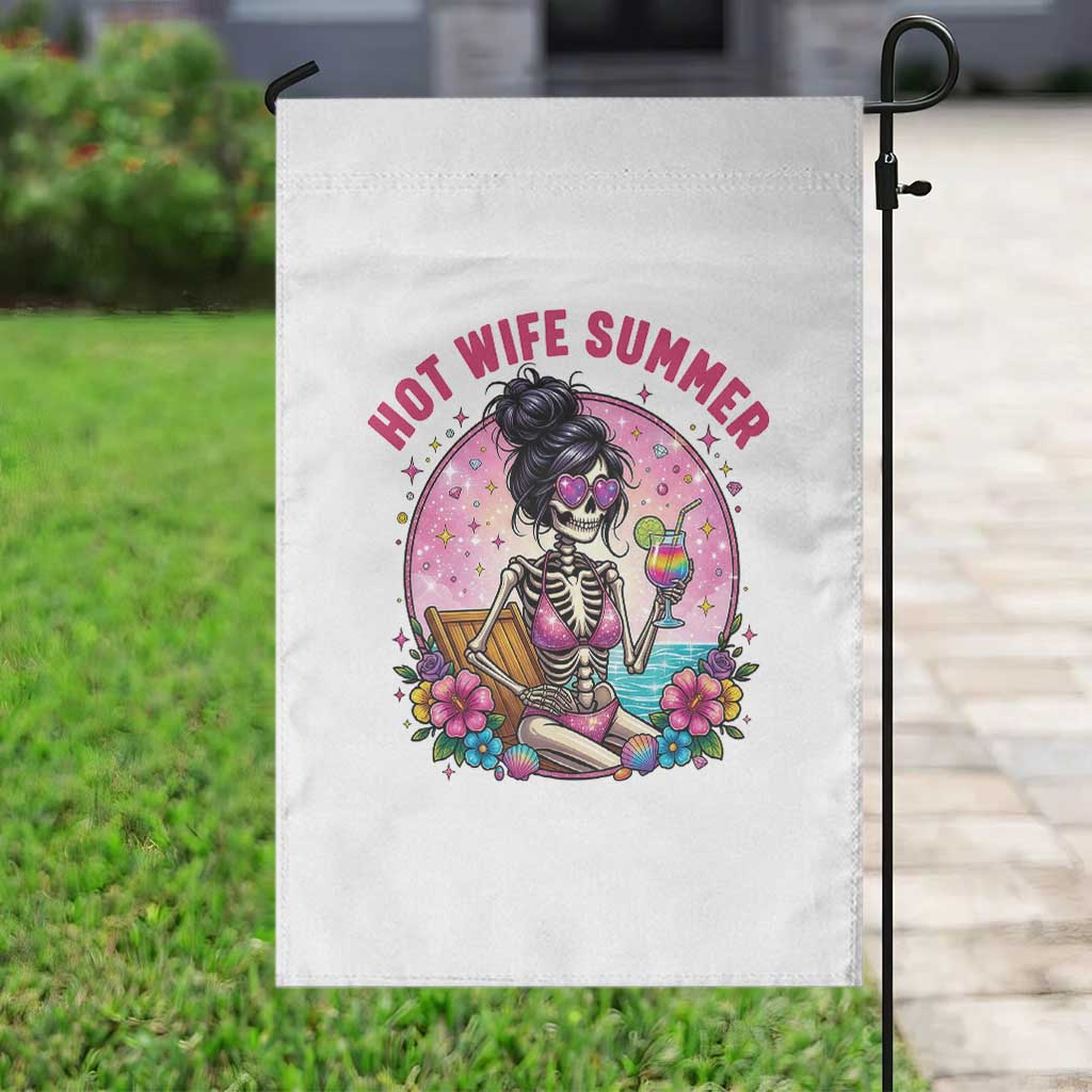 Hot Wife Summer Garden Flag Funny Newlywed Skeleton TS14 Print Your Wear