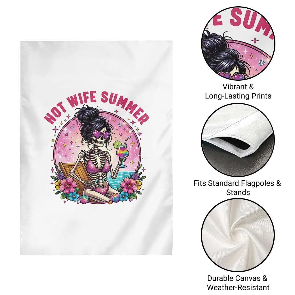 Hot Wife Summer Garden Flag Funny Newlywed Skeleton TS14 Print Your Wear