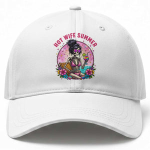 Hot Wife Summer Baseball Cap Funny Newlywed Skeleton TS14 Print Your Wear