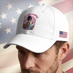 Hot Wife Summer Baseball Cap Funny Newlywed Skeleton TS14 Print Your Wear