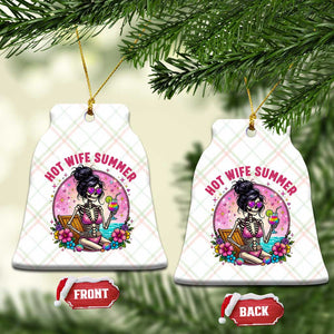 Hot Wife Summer Ceramic Ornament Funny Newlywed Skeleton TS14 Print Your Wear