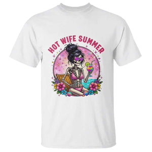 Hot Wife Summer T Shirt Funny Newlywed Skeleton TS14 White Print Your Wear