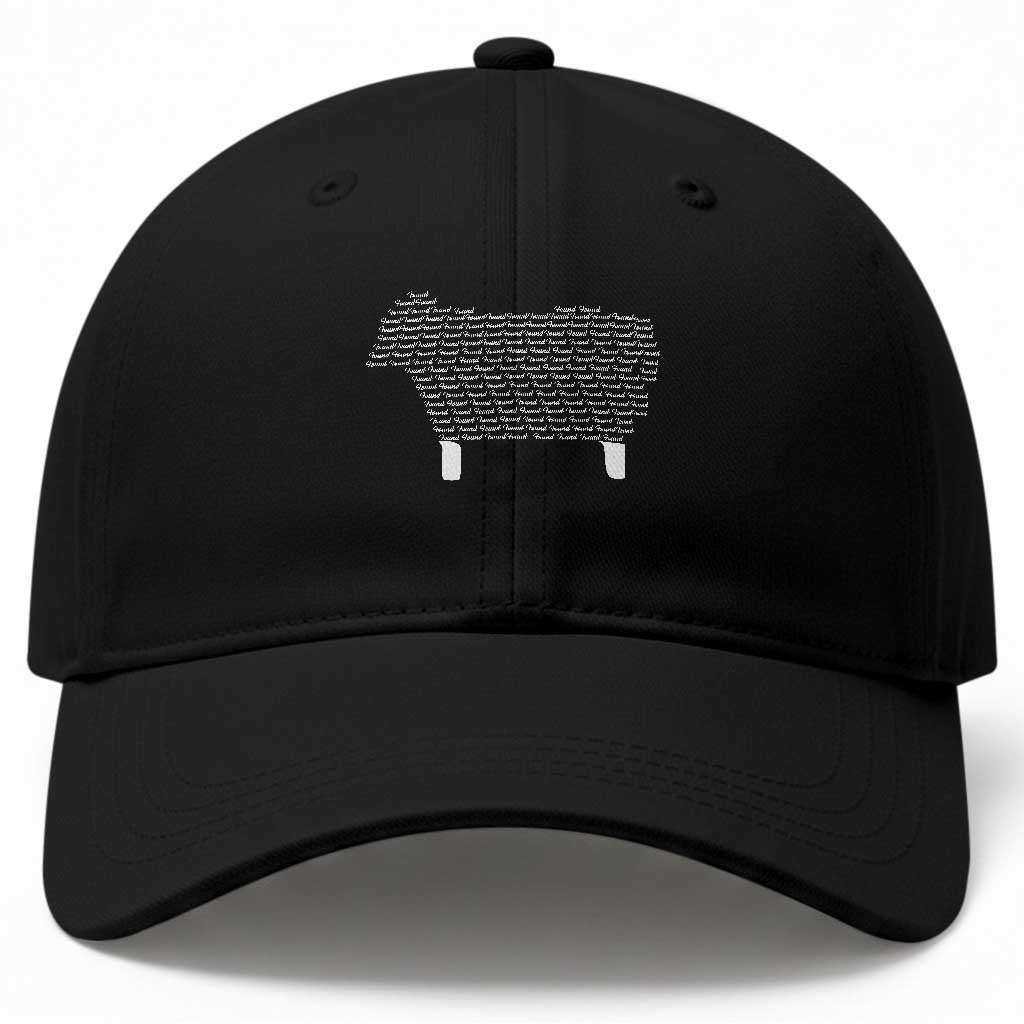 Found Minimalist Sheep Baseball Cap Christian Psalm 23 Lamb TS14 Print Your Wear