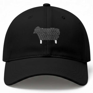 Found Minimalist Sheep Baseball Cap Christian Psalm 23 Lamb TS14 Print Your Wear
