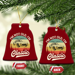 I'm Not Old I'm Classic Ceramic Ornament Retro Sports Car Euro Classic TS14 Print Your Wear