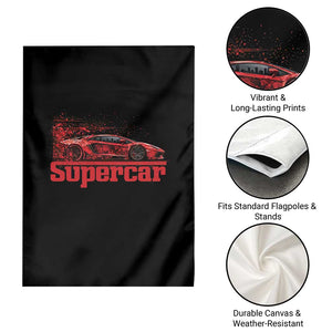 Supercar Exotic Italian Sports Car Graphic Garden Flag TS14 Print Your Wear