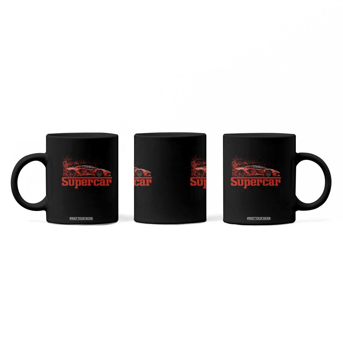 Supercar Exotic Italian Sports Car Graphic Coffee Mug TS14 Print Your Wear