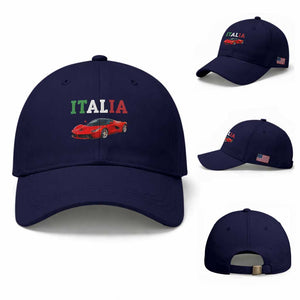 Fun Italian Exotic Supercar Baseball Cap TS14 Baseball Cap Universal Fit Dark Blue Print Your Wear