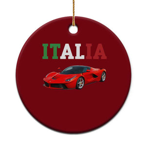 Fun Italian Exotic Supercar Ceramic Ornament TS14 1pc Red Print Your Wear