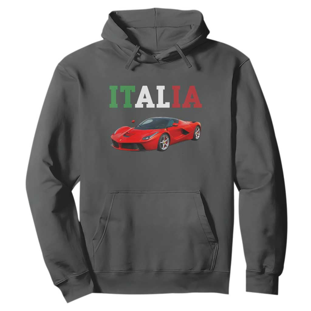 Fun Italian Exotic Supercar Hoodie TS14 Dark Heather Print Your Wear