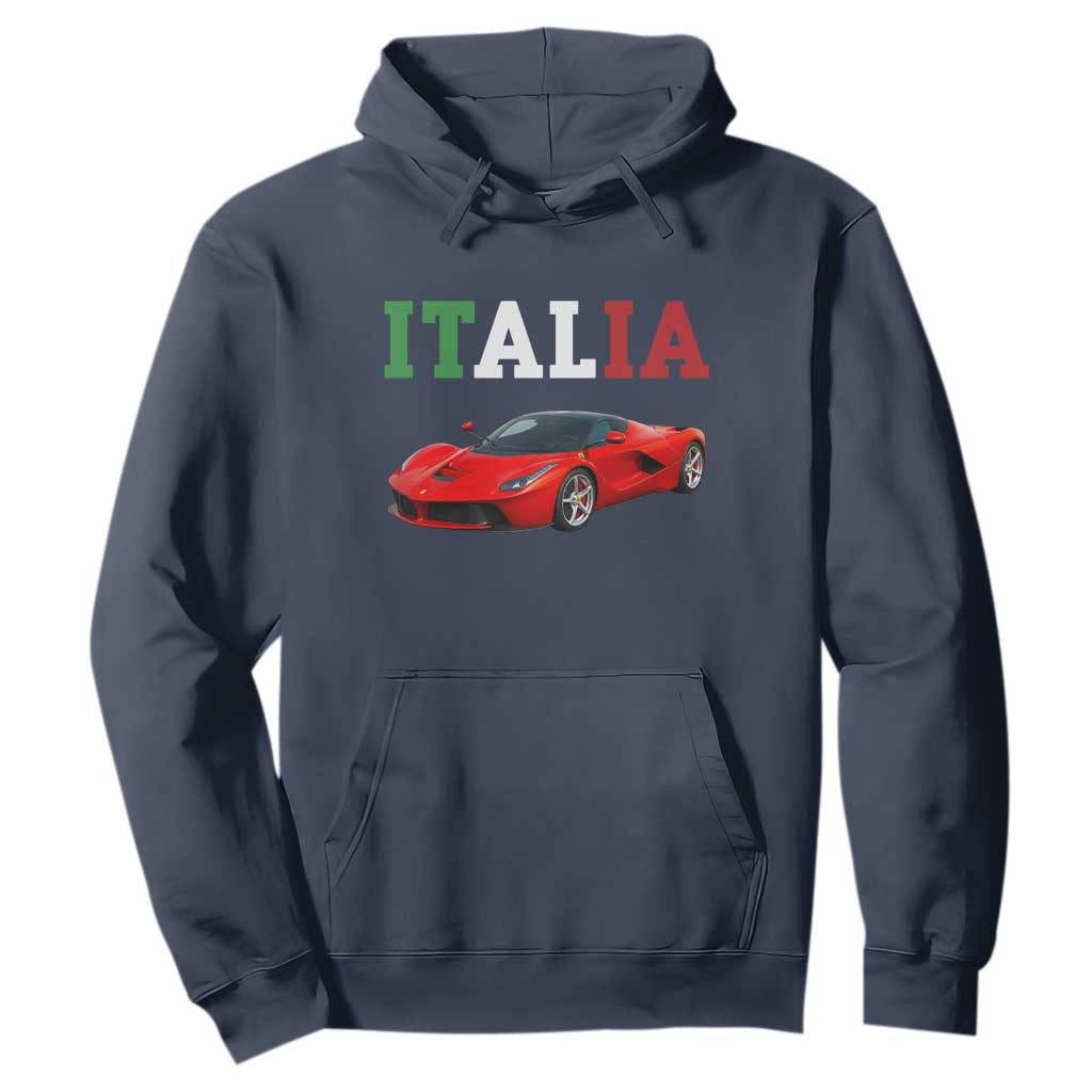 Fun Italian Exotic Supercar Hoodie TS14 Navy Print Your Wear