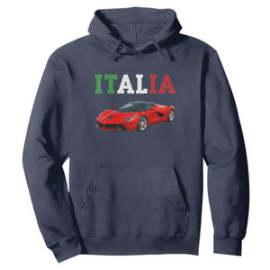 Fun Italian Exotic Supercar Hoodie TS14 Navy Print Your Wear