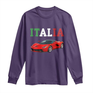 Fun Italian Exotic Supercar Long Sleeve Shirt TS14 Purple Print Your Wear